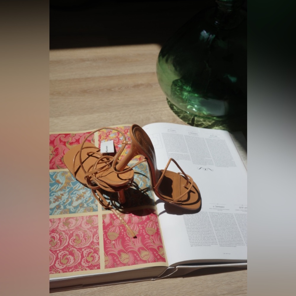 BOTTEGA Veneta brown hottest Sandals size 38/5 8.5 - Picture 5 of 7